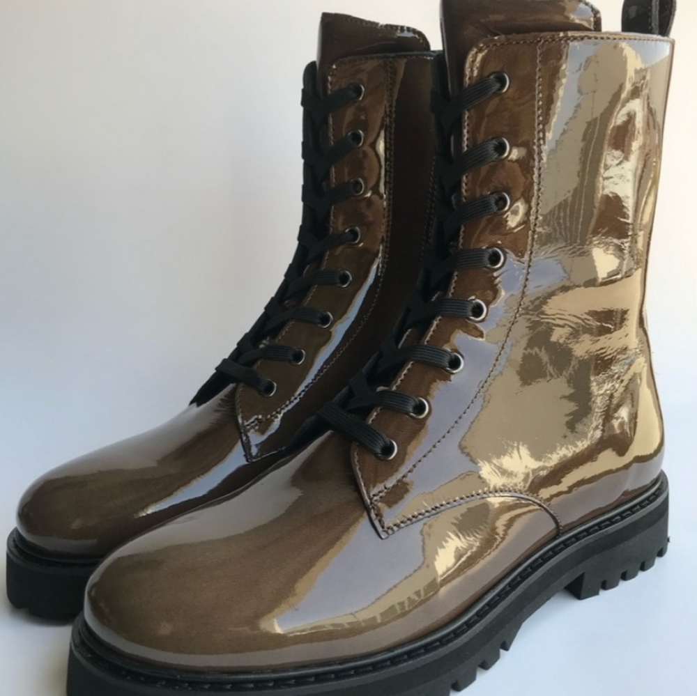 Thursday Boot Company Brown Combat Boots - Picture 3 of 13